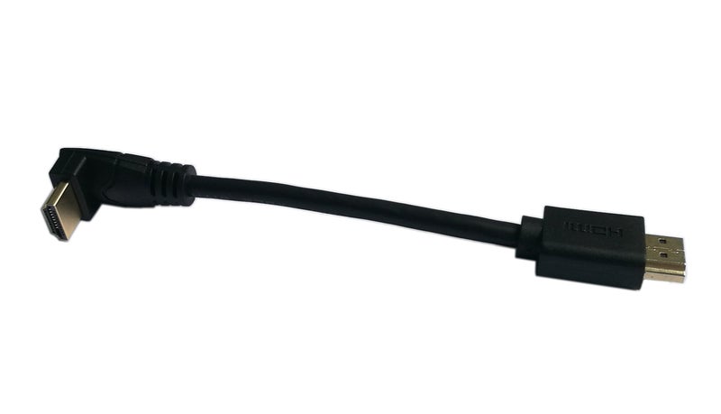 zdyCGTime 5 Inch HDMI Up Angle 90 Degree Vertical Right Cable -Supports 4K@60Hz, High Speed, HDMI 2.0 Ready - UHD, Ethernet & Audio Return - Video 4K 2160p, HD 1080p.(Male-Male) - Image 2